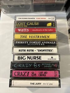 Cassettes Punk Hardcore New Wave Lot 80s 90s Self releases Indie Labels Ska