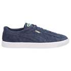 Puma Hairy Suede Vintage Lace Up  Mens Blue Sneakers Casual Shoes 385698-02