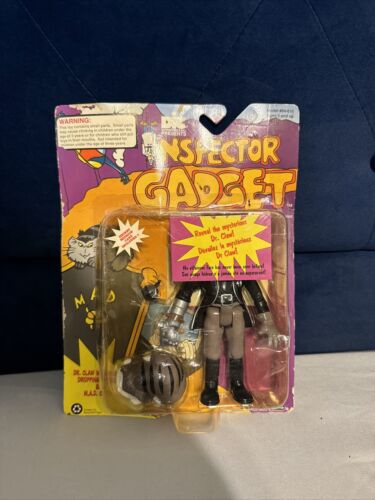 Rare 1992 Tiger Toys Inspector Gadget MAD Leader Dr Claw & MAD CAT Action Figure