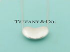 TIFFANY & CO Sterling Silver Large Bean Pendant Necklace