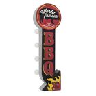 World Famous BBQ Vintage Marquee LED Sign, Double Sided, Grillin n Chillin