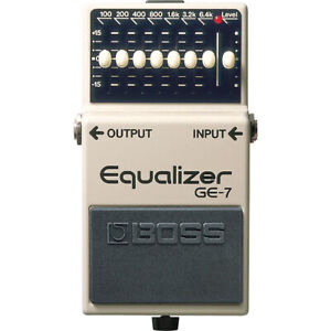 BOSS GE-7 Graphic Equalizer 7-band EQ Stompbox Guitar Effects FX Pedal