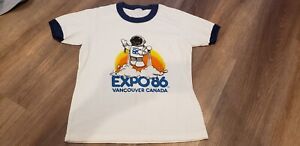 Original Vintage Vancouver Canada Expo 86 youth T Shirt L 1986