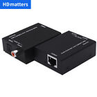 Digital Audio Extender 300M Over Cat5e/6 Cable Optical SPDIF Toslink RCA Coaxial