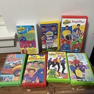 Lot of 7 THE WIGGLES VHS Tapes - All Tested!