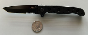 CRKT M16-10KZ Pocketknife Combo Edge Blade Carson Design Pocketclip USED VG Cond