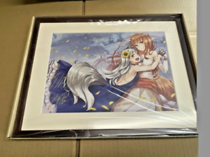 Autographed Spice and Wolf Anime Drawing Manga Print Screen Signed EXPO2020
