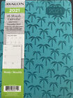 2021 Avalon 18-month Weekly/Monthly Planner Calendar Agenda Book. 5x8 teal