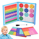 Magnetic Math Manipulatives Rainbow Tiles Fraction Strips for Kids Preschool