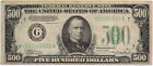 1934 Federal Reserve Note Chicago, IL Five Hundred Dollar Note $500
