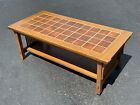 Stickley Mission Tile-Top Cocktail Coffee Table