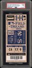 2021 Field of Dreams Yankees White Sox Commerative Ticket Stub POP 2, PSA 9
