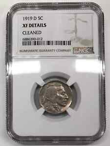 1919 D Buffalo Nickel NGC XF-Details (cleaned)