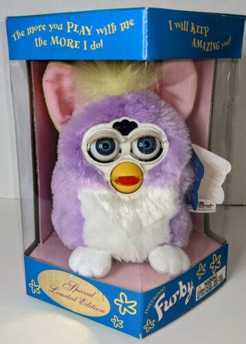 Vintage 1998 Furby Special Limited Edition Lavender Purple NEW SEALED 70-884