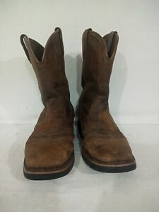 Cabela's Brown Leather Pull On Boots  Sz 10.5 EE Pre-owned