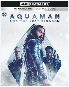 Aquaman and the Lost Kingdom 4K UHD Blu-ray Jason Momoa NEW