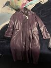 The Joker Suicide Squad Purple Trench Coat Large Hot Topic NWT Faux Leather Med