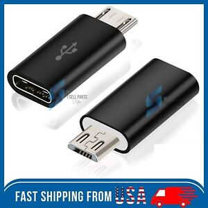 LOT USB 3.1 Type C Female to Micro USB Male Adapter Converter Connector USB-C