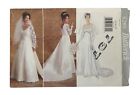 Vtg Butterick 4289 Bridal Gown Wedding Dress Train Pattern Size 14 16 18 Uncut