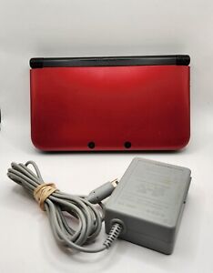 Nintendo 3DS XL Portable Gaming Console - Red and Black Tested & Working