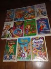 New Listing11 Disney VHS Lot - Robin Hood, Snow White, Toy Story, Sword In The Stone, Etc..
