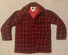 vtg WOOLRICH ~ Size 40 ~ #523 Buffalo Plaid Insulated Wool Hunting Coat ~ NICE