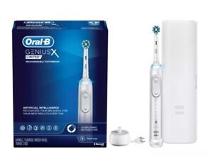 New Sealed Oral-B Genius X Limited AI Rechargeable Electric Toothbrush White
