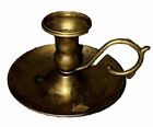 Vintage Solid Brass Colonial Handle Candle Stick Holder  - Candlestick - India