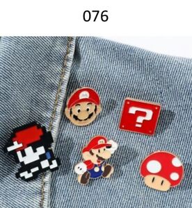 New Nintendo 2023 Super Mario Bros 5 Pin Set Lot