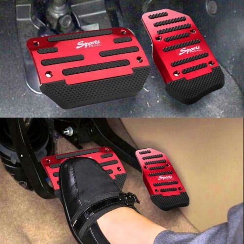 [Red] Non Slip Automatic Brake Gas Foot Pedal Pad Cover Car Auto Accessories (For: Kia Sportage)