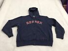 Boston Red Sox Nike Sweatshirt Mens L Large Blue Red Embroidered Pockets Hooded