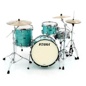 Tama Starclassic Maple 3pc Drum Set Surf Green Silk
