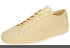 Common Projects Mens Original Achilles Low Leather Sneaker Yellow Size 44, US 11