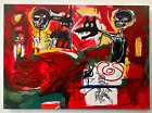 Jean-Michel Basquiat (Handmade) Acrylic Painting on canvas signed & stamped