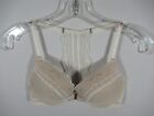 Victoria's Secret Very Sexy Push Up Bra 32C Ivory Lace Front Close Underwire