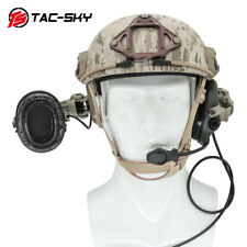 TS TAC-SKY Shooting Tactical Aports Helmet ARC Rail Bracket Sord headset