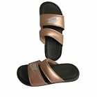 Nike Benassi Duo Ultra Slide Sandals Women's Size 8 Copper Metallic Cushioned