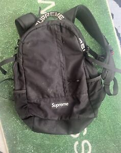 Supreme SS18 Box Backpack Black