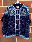 Vintage Dale of Norway Classic 2000s Sweater Knitted Cotton Nordic Size M