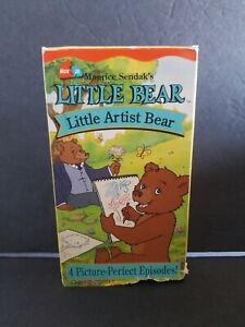 Nick Jr Little Bear VHS 2001 Little Artist Bear Four Picture Perfect Episodes
