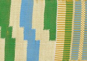 Kente scarf stole Ghana African cloth handwoven Ashanti fabric sash