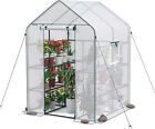 WORKPRO Outdoor Walk-in Greenhouse Large 4 Ground Anchors Gardening Green Houses
