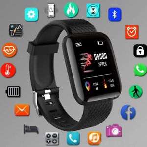 Bluetooth Men Women Smart Watch Waterproof Phone Mate For Android Samsung iPhone