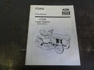 New ListingFord New Holland LT10A Lawn Tractor Parts Manual   9809213   11/90