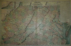 New ListingVintage 1899 Atlas Map ~ VIRGINIA - WEST VIRGINIA ~ Old Antique & Authentic