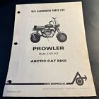 ORIGINAL 1971 ARCTIC CAT PROWLER MINI-BIKE PARTS MANUAL P/N 2325-001  (T71)