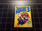 Super Mario Bros 3 NES box art retro video game decal sticker nintendo 80s