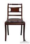 WILLETT FURNITURE Solid Mahogany Federal Duncan Phyfe Style Dining Side Chair