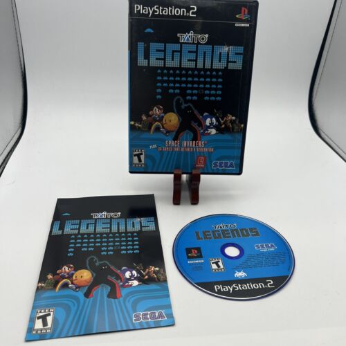 TAITO Legends For Sony PlayStation 2 PS2 Complete W/Manual Space Invaders
