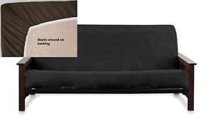 Bonded Micro Suede Easy Fit Fitted Futon  Sofa Daybed Covers More Size & Colors